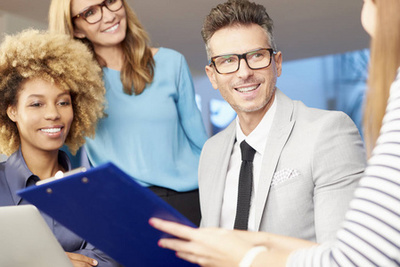 商務會議在會議室